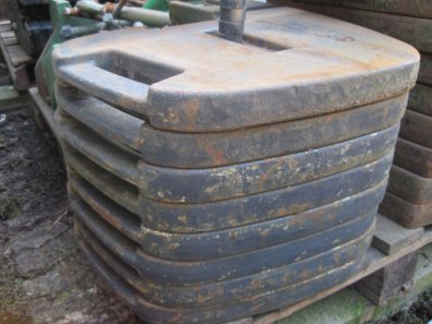 8 x 42kg Landini front weights