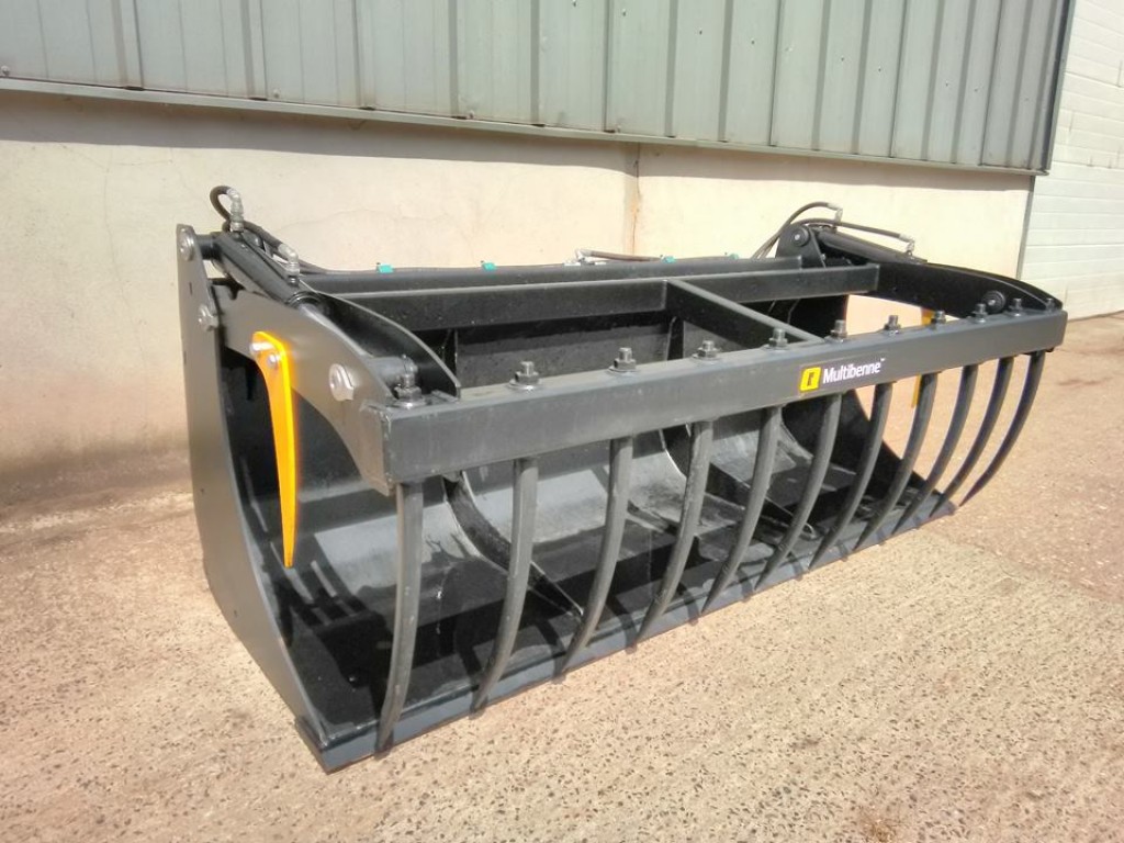 Quicke 190 Multibenne grab, 2017, Euro brackets, very little use