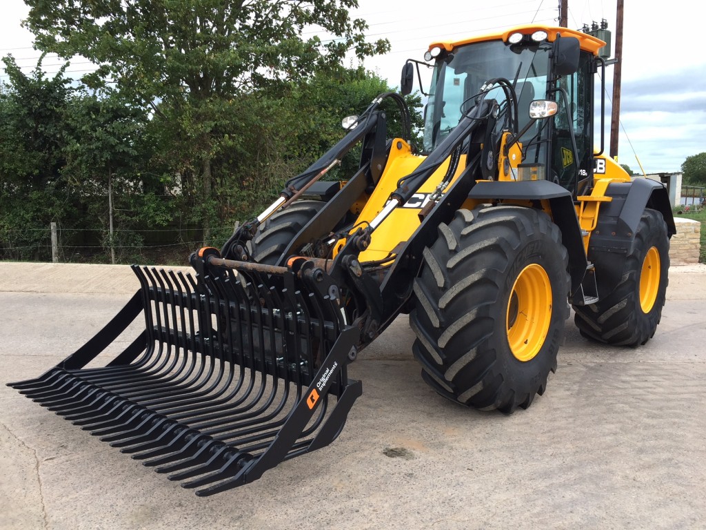new Quicke 230 Stone fork, 2.3 meters wide, JCB/Volvo BM brackets