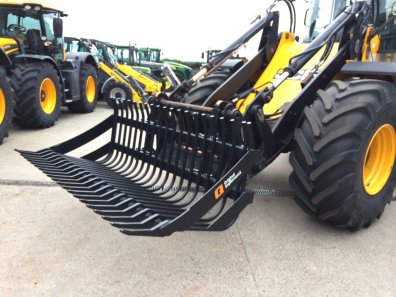 new Quicke 230 Stone fork, 2.3 meters wide, JCB/Volvo BM brackets