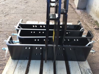 Zuidberg front linkage weight frame carriers to fit New Holland and Case weight blocks