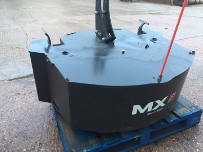 MX 1,200kg front weight with detachable toolbox
