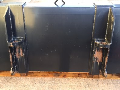 Suton sweeper bucket, 8ft wide, pin and cone brackets, little use