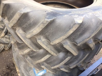 2x 16.9/34 Goodyear Super Traction Radial tyres 70%