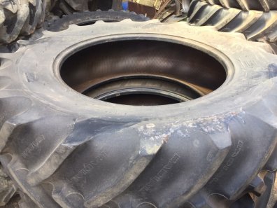 2x 16.9/34 Goodyear Super Traction Radial tyres 70%