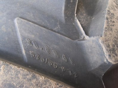 2 x Michelin 20.8/42 tyres 75%