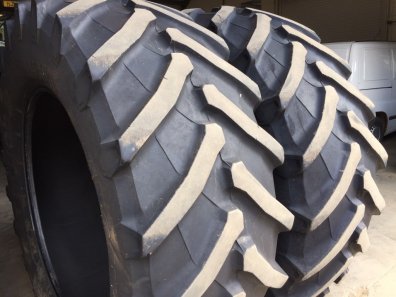 2x 650/65/42 Trelleborg tyres 45-50%