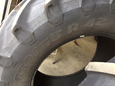 2x 650/65/42 Trelleborg tyres 45-50%
