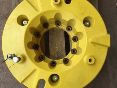 2 x John Deere wheel weights, 2018, as new