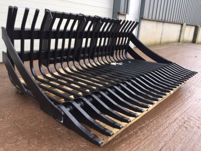 new Quicke 280XL Stone fork, 2.8m wide, 24 tines, choice of brackets and optional pry bars