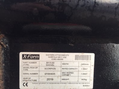 Cherry Products 15-80 bucket, 2019, Scorpion/Kramer brackets, 7ft 6 wide, good solid condition
