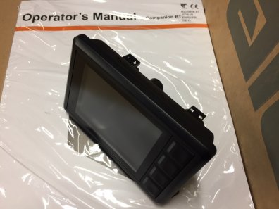 new Quicke Q-Compaion kit, load weighing, implement position monitor, maintenance reminder, diagnostics, data transfer via blue Bluetooth, 2 position sensors