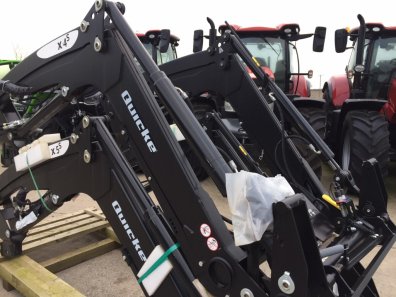 new Quicke X4s loader boom, Euro carriage, soft ride, third service