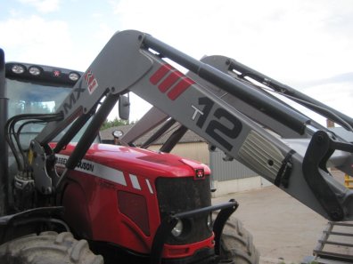 Chilton MX T12 loader, 2008, soft drive, third service, Euro carriage, C/W MF 6480 brackets and valve