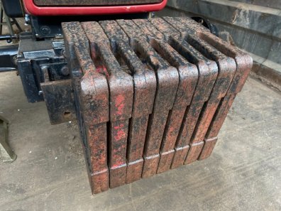 8x International tractor weights complete with carrier