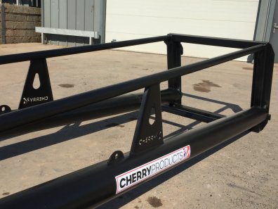 Cherry Products grain pusher, new, 4.8m long, 2.4m wide, nylon edge