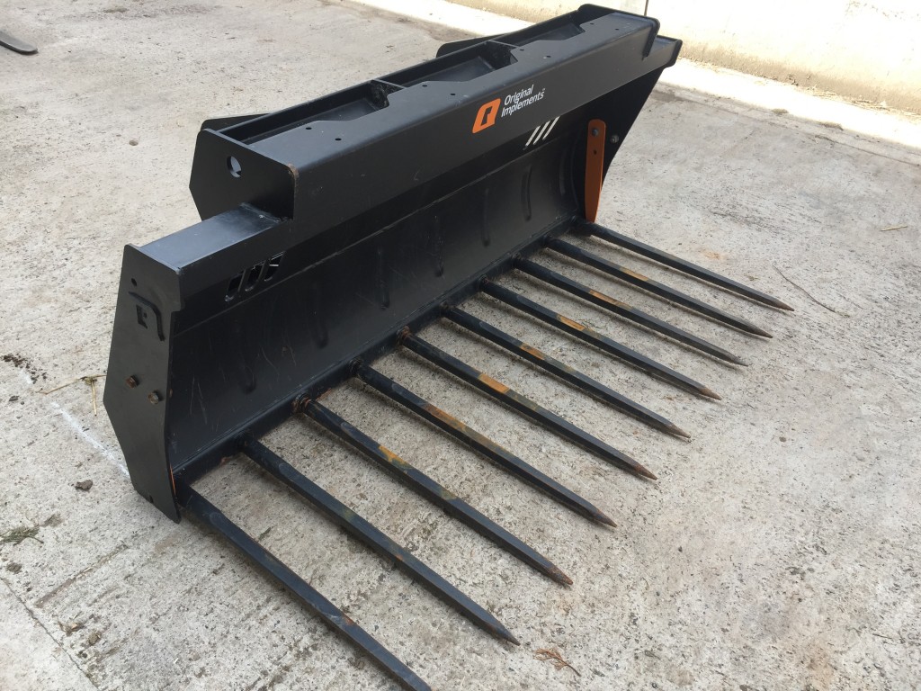Quicke 190 dung fork, as new, 6ft wide
