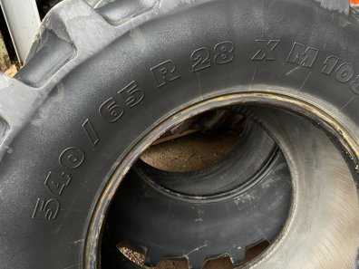 2x 540/65/28 Michelin tyres 25%