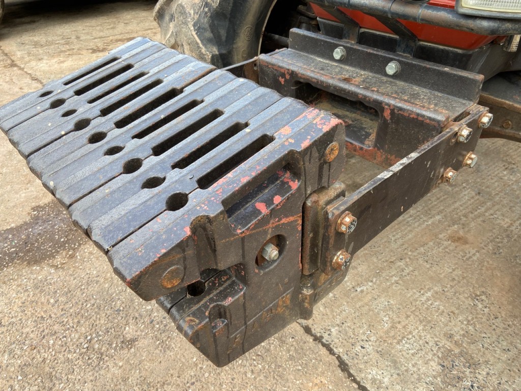 10x Fiat 40kg front weights fitted to Fiat extended weight frame