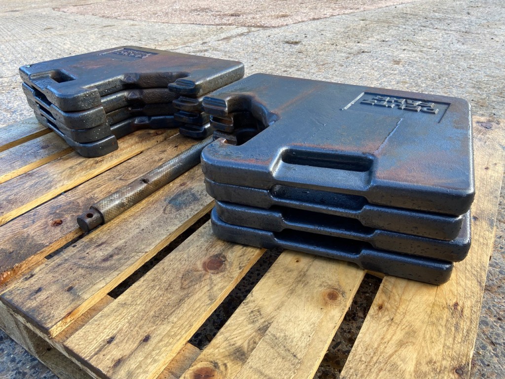 8x Deutz front weights