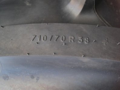 710/70/38 new Michelin tyres and New Holland wheels