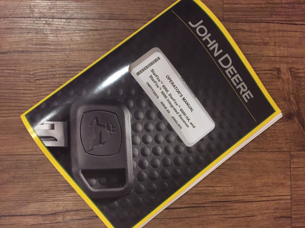 new John Deere SF6000 receiver