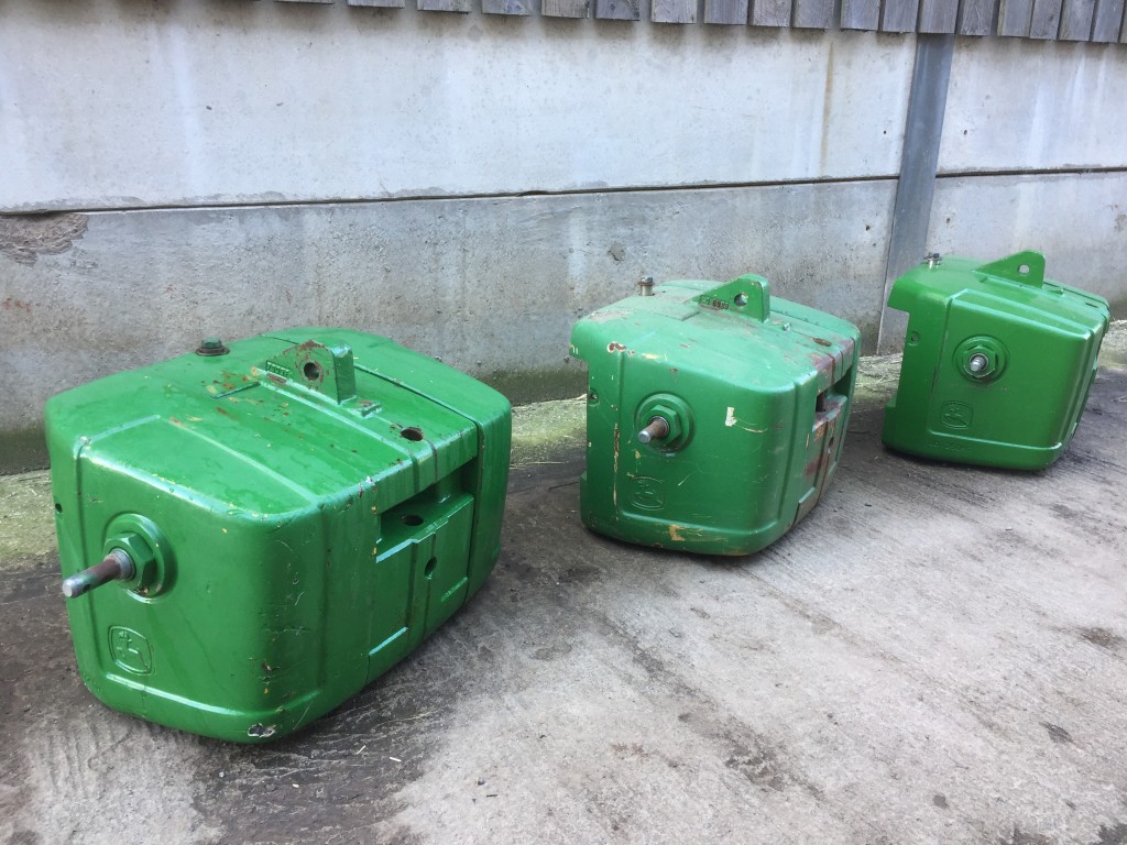 John Deere 900KG big pack weight block, used