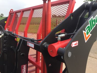 Albutt B809PPHX push off buck rake, new, 9ft wide, 11x hardox tines + 4x kv tines, three point linkage brackets, available with loader adapter