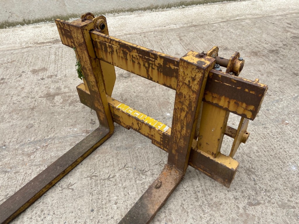 MF 50EX industrial pallet forks, manufactured by McConnel