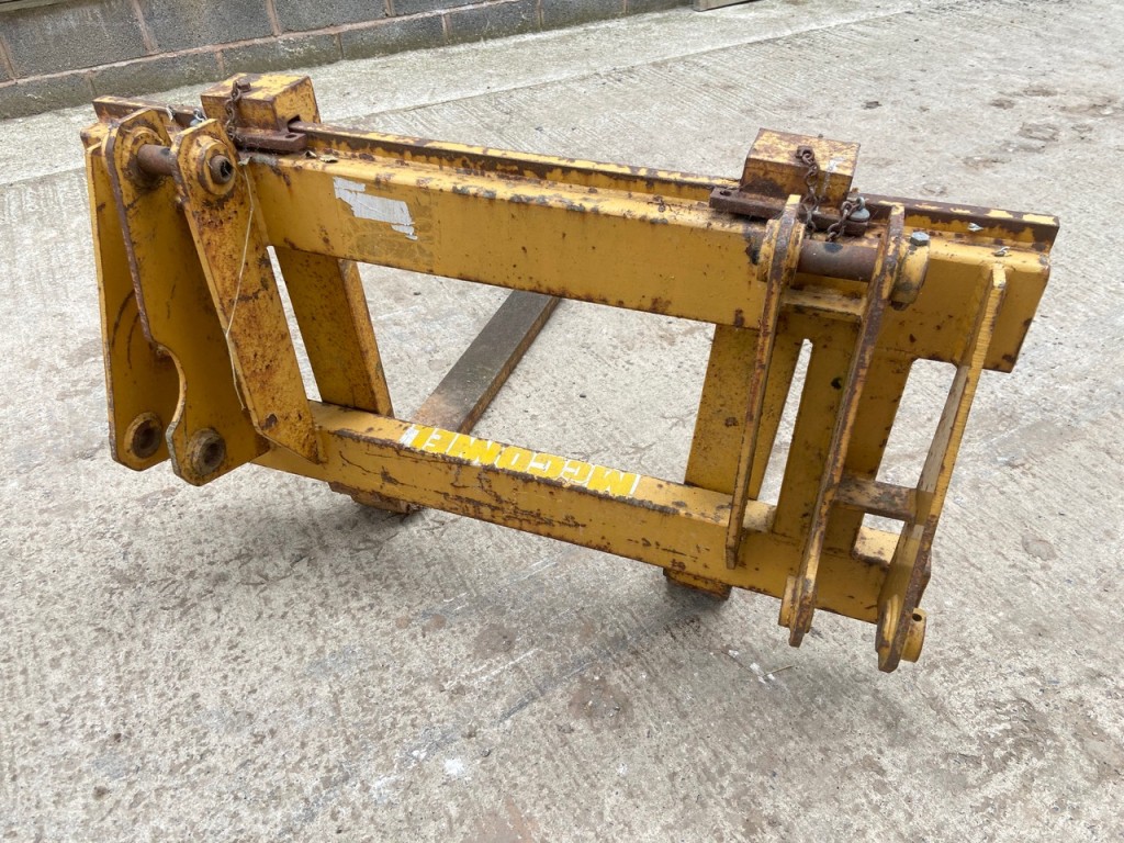 MF 50EX industrial pallet forks, manufactured by McConnel