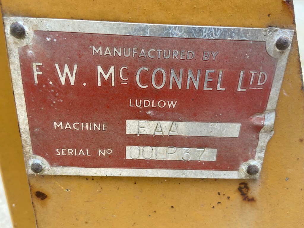 MF 50EX industrial pallet forks, manufactured by McConnel