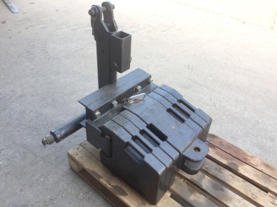 Case tractor weights complete with tow weight and linkage frame