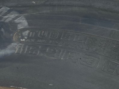 2x 16.9/38 Goodyear Super Traction Radial tyres 85%