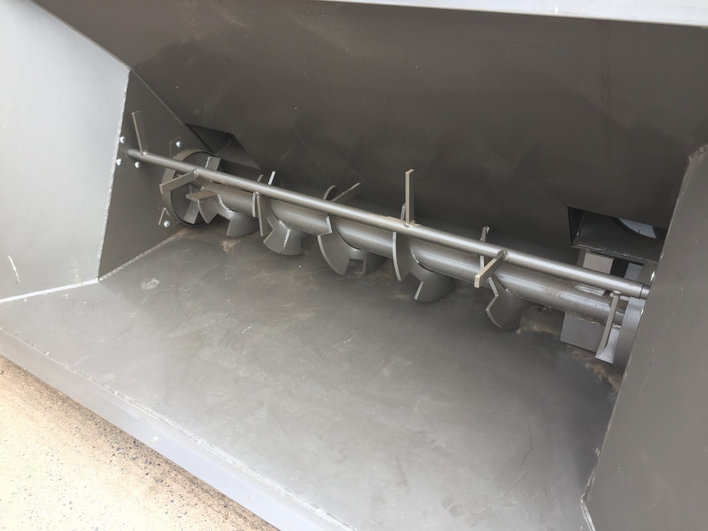 new Woodchuck 80 ST1 bedding dispenser, 1 cube capacity, left/right hand discharge, 3 point linkage system with tipping ram