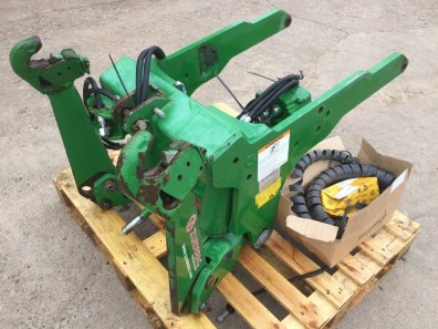 Zuidberg front linkage to fit John Deere 20/30 series 6 cylinder tractors, 2012, complete with front PTO kit, 3.5 ton lift, little use