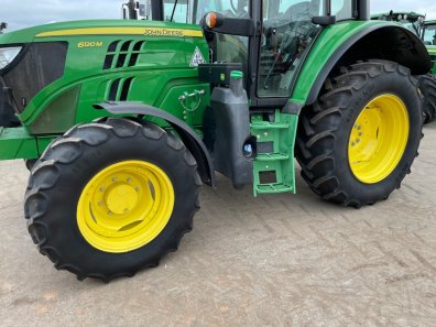 2x 16.9/34 + 2x 13.6/24 50-60% Mitas tyres fitted to John Deere rims