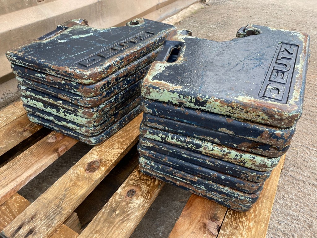 15x Deutz front weights
