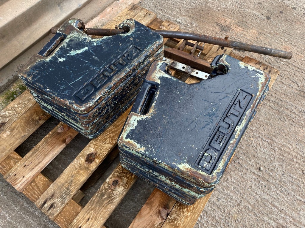 15x Deutz front weights