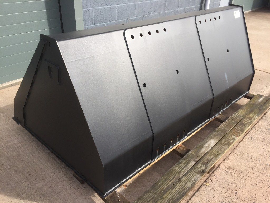 Quicke 240GLhhh Bucket, new, 7ft 6 wide, choice of bolt on hooks, optional bolt on cutting edge, 1.7 cube