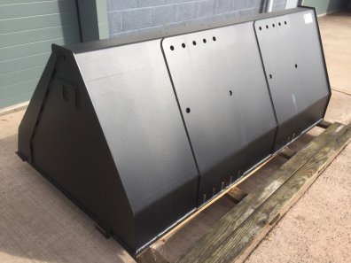 Quicke 240GLhhh Bucket, new, 7ft 6 wide, choice of bolt on hooks, optional bolt on cutting edge, 1.7 cube