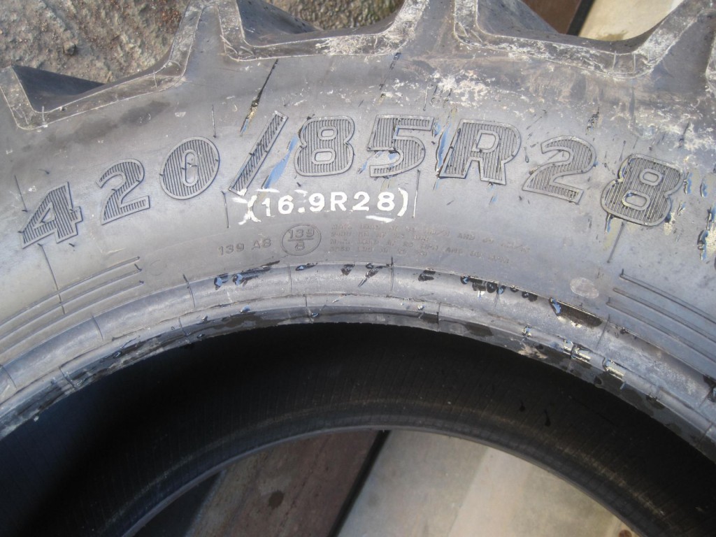 2x new 16.9/28 Goodyear tyres