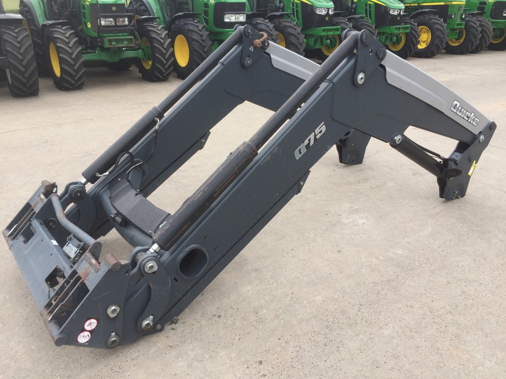 Quicke Q75 loader boom, 2010, Euro + No 3 combi carriage, MC4 multicoupler, soft ride, third service