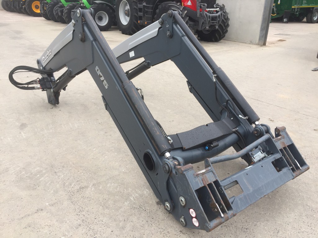 Quicke Q75 loader boom, 2010, Euro + No 3 combi carriage, MC4 multicoupler, soft ride, third service