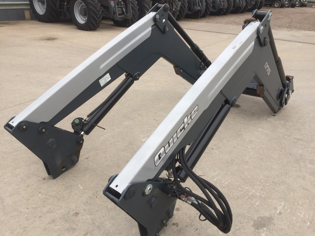 Quicke Q75 loader boom, 2010, Euro + No 3 combi carriage, MC4 multicoupler, soft ride, third service