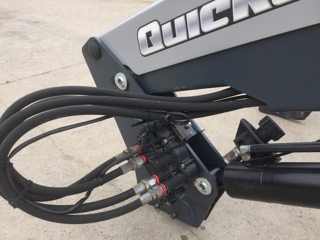Quicke Q75 loader boom, 2010, Euro + No 3 combi carriage, MC4 multicoupler, soft ride, third service