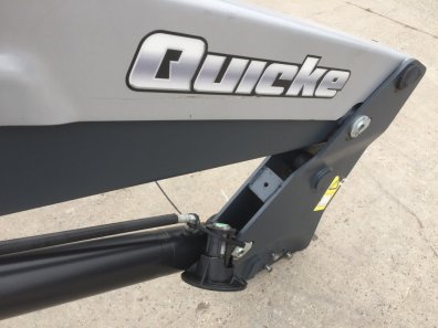 Quicke Q75 loader boom, 2010, Euro + No 3 combi carriage, MC4 multicoupler, soft ride, third service