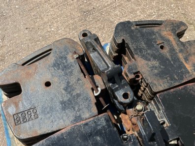 Massey Ferguson 55kg front weights, 8x55kg front weights with centre towing weight