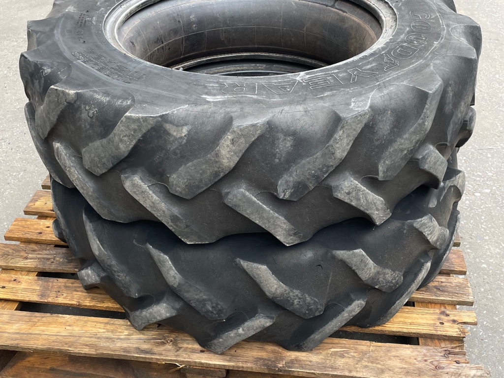 2x 11.2/ 24 Goodyear 20% tyres C/W inner tubes