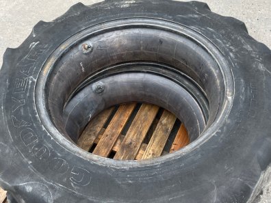 2x 11.2/ 24 Goodyear 20% tyres C/W inner tubes