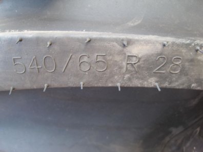 1x 540/65/28 Continental tyre
